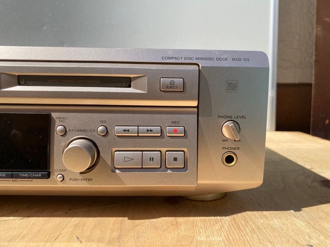 sony mxd-d3 md cdプレイヤー　中古品