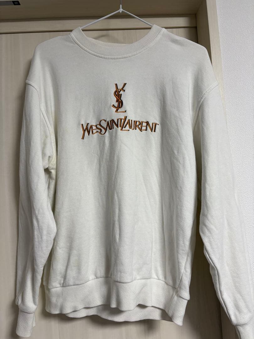 Yves Saint Laurent ロゴ刺繍 スウェット