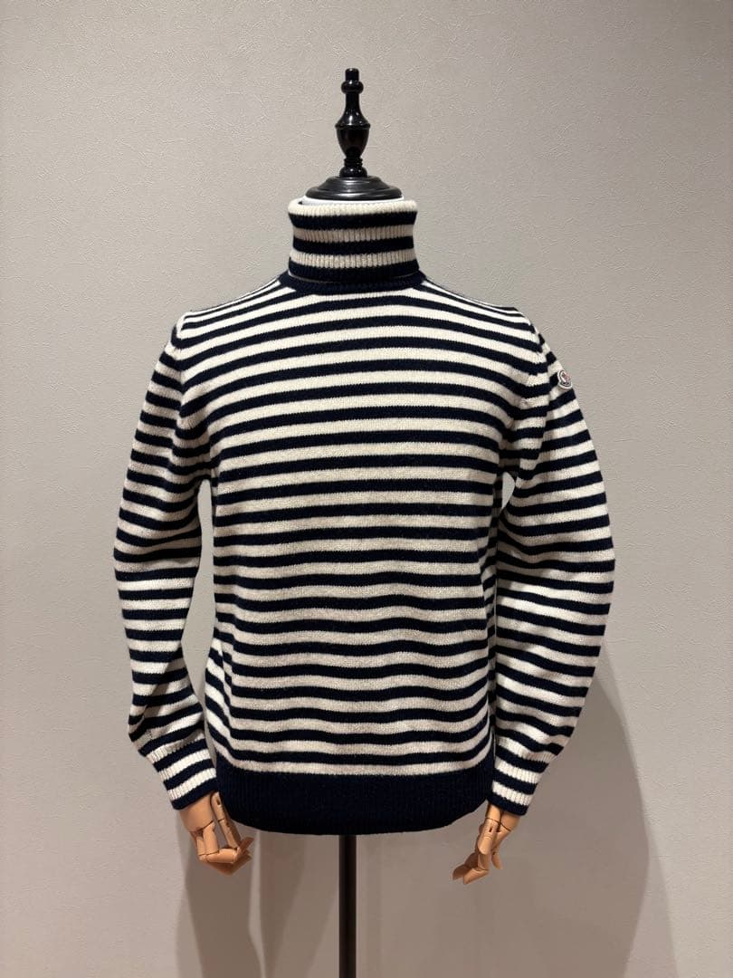 モンクレール　MONCLER ボーダータートルネックニット　ユニセックス