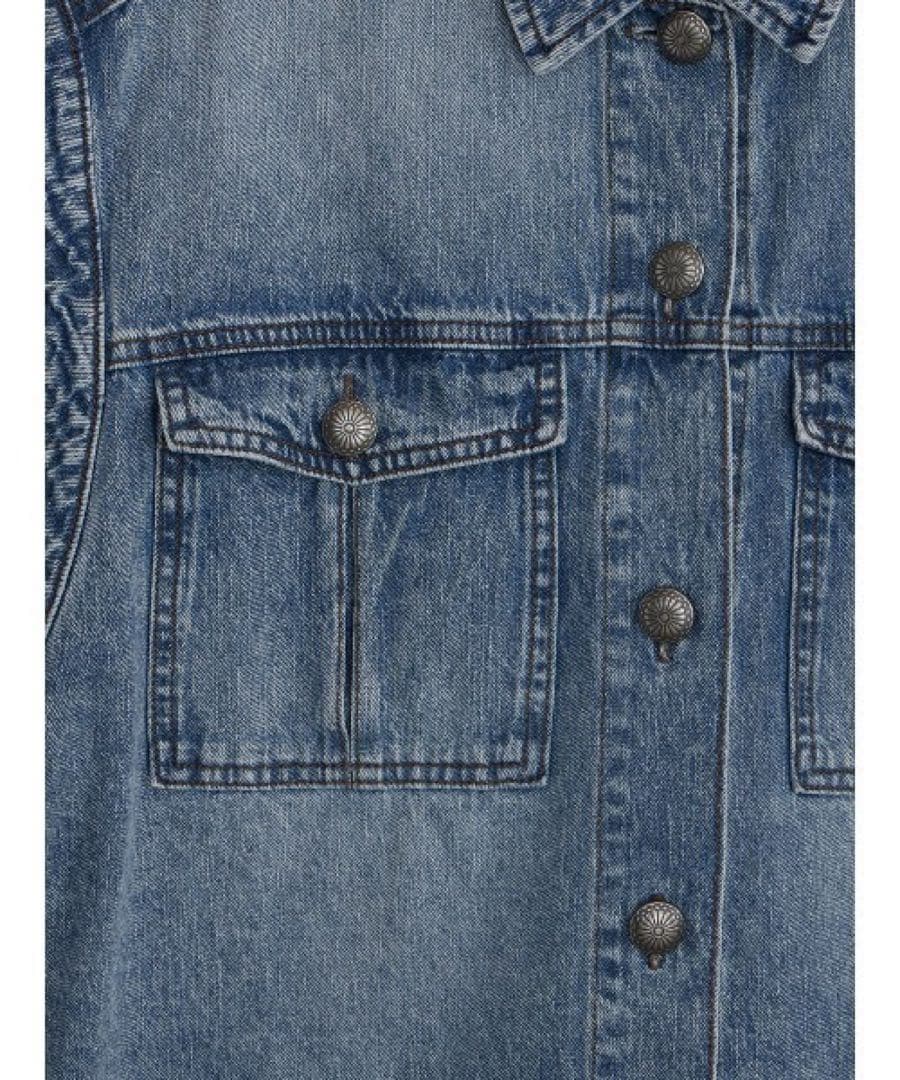 ジャケット・アウター Ameri DETACHABLE SLEEVE DENIM SHIRT