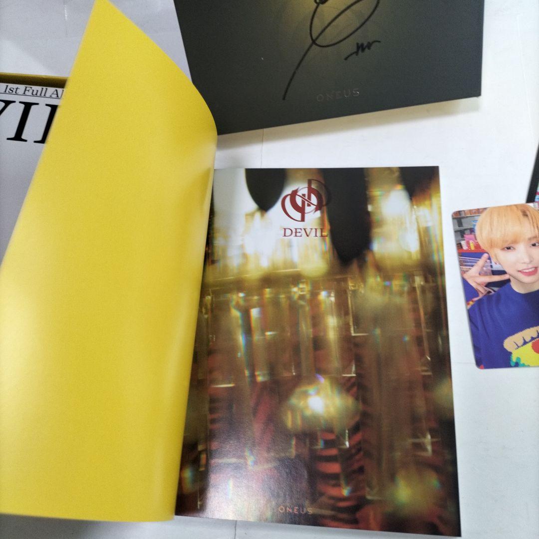 黄色 yellow⭐レイブン RAVN⭐直筆サイン付き⭐ONEUS「DEVIL」