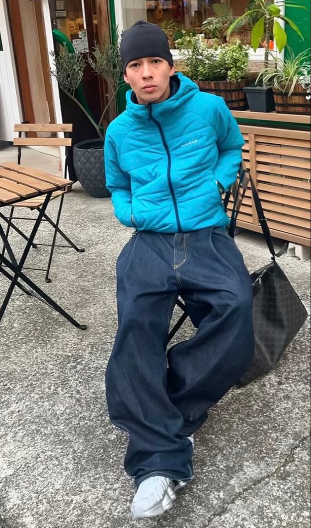 おーた着用mont-bell ダウンジャケット