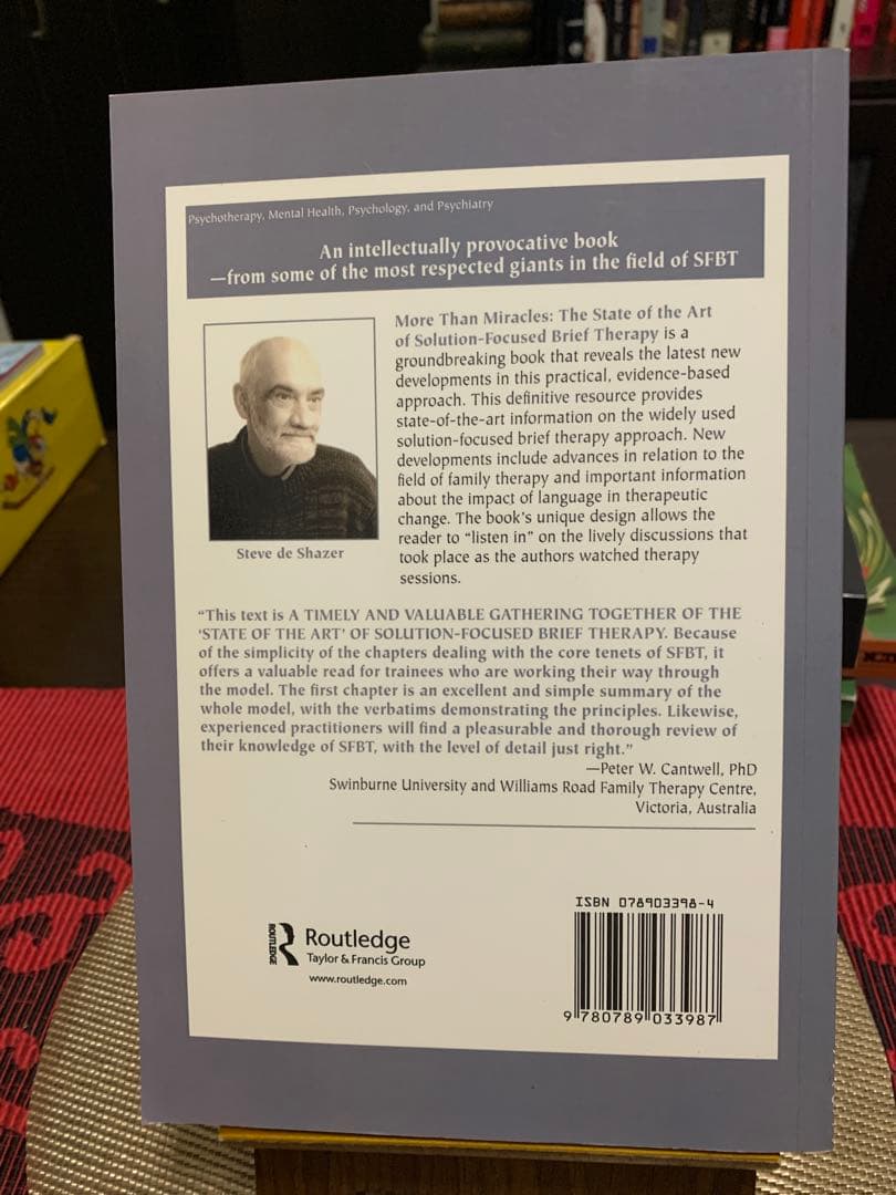 More Than Miracles - 解決志向短期療法