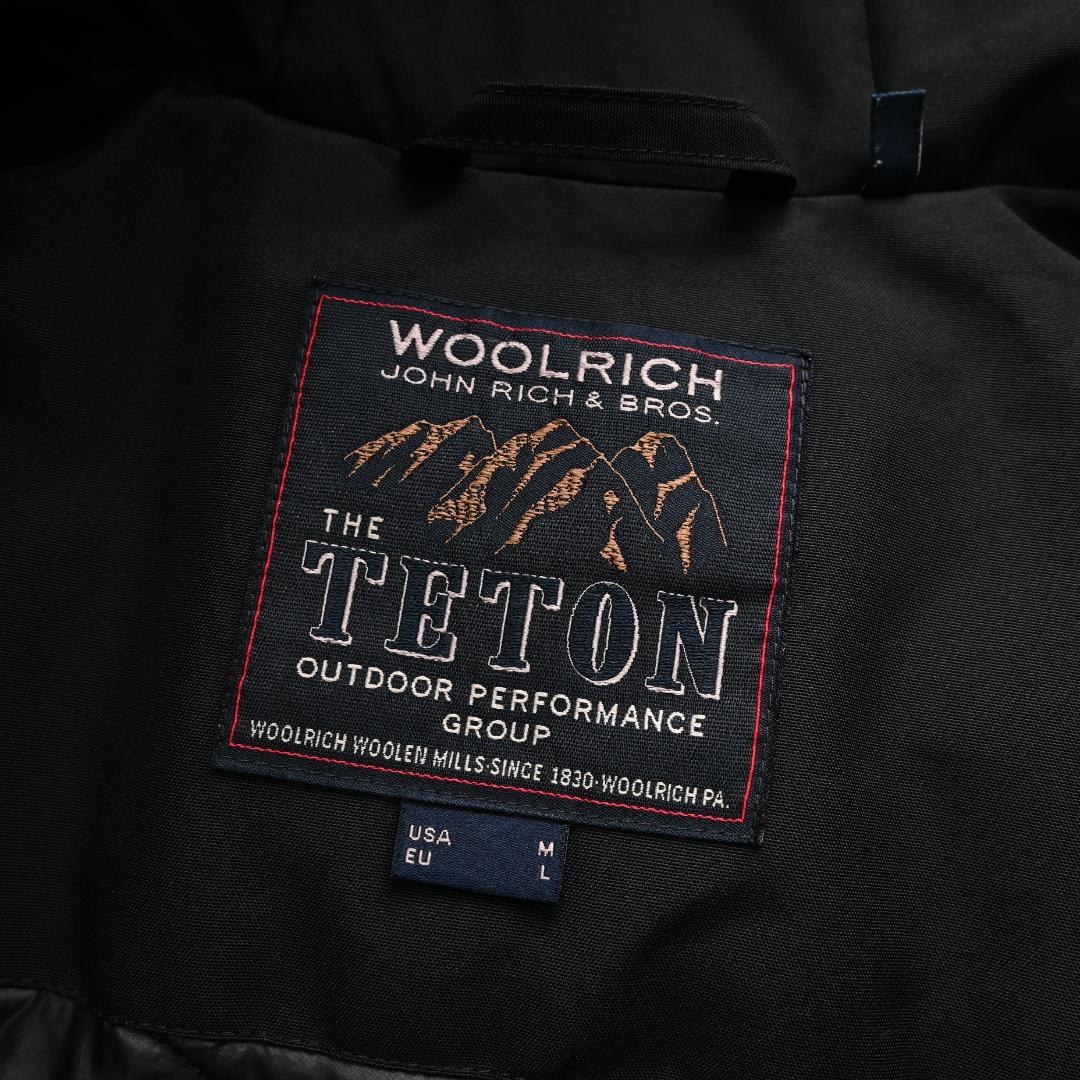 ま*る様 WOOLRICH ウールリッチ TETON ダウンジャケット M ブラ