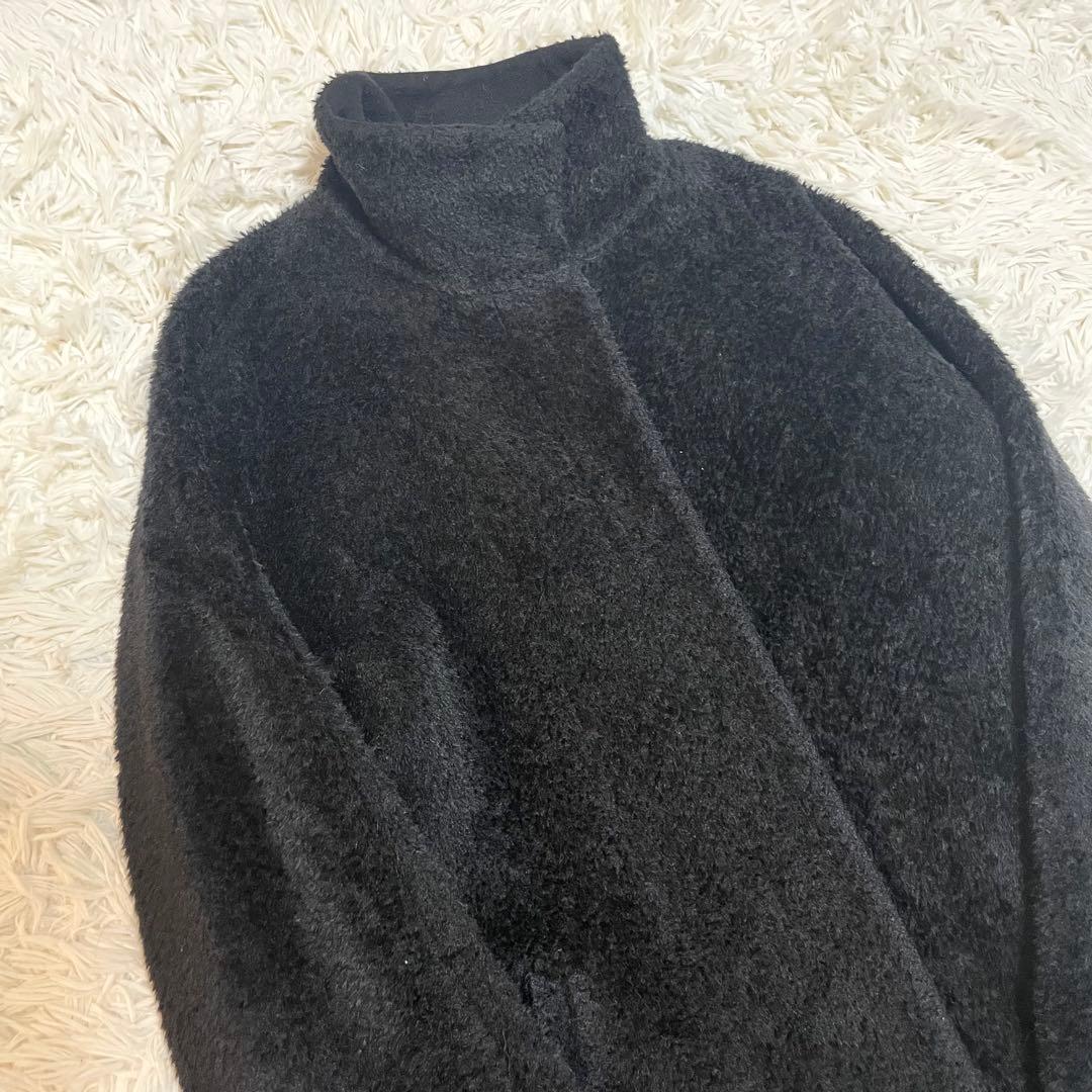 希少✨大きいサイズ マックスマーラ シャギーコート アルパカ XL ブラック
