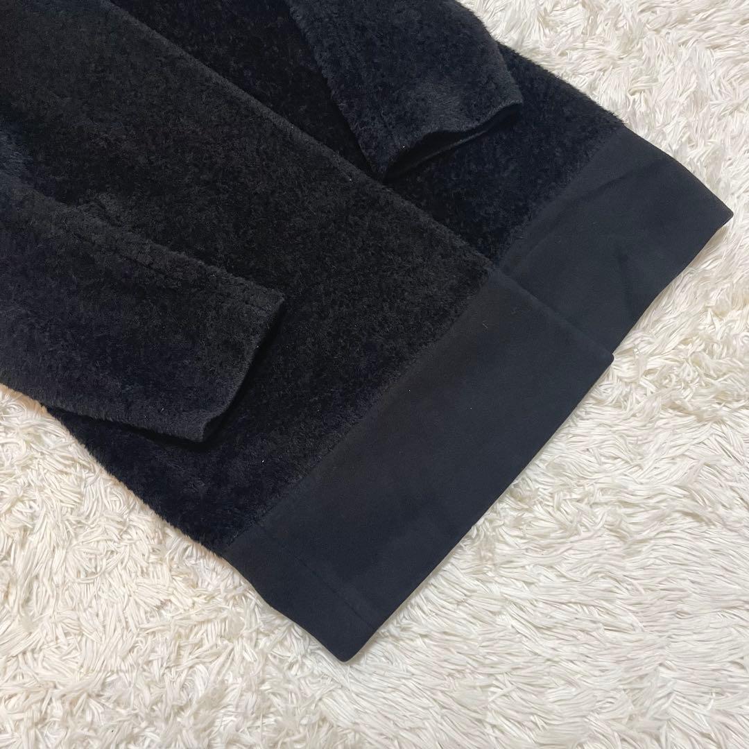 希少✨大きいサイズ マックスマーラ シャギーコート アルパカ XL ブラック