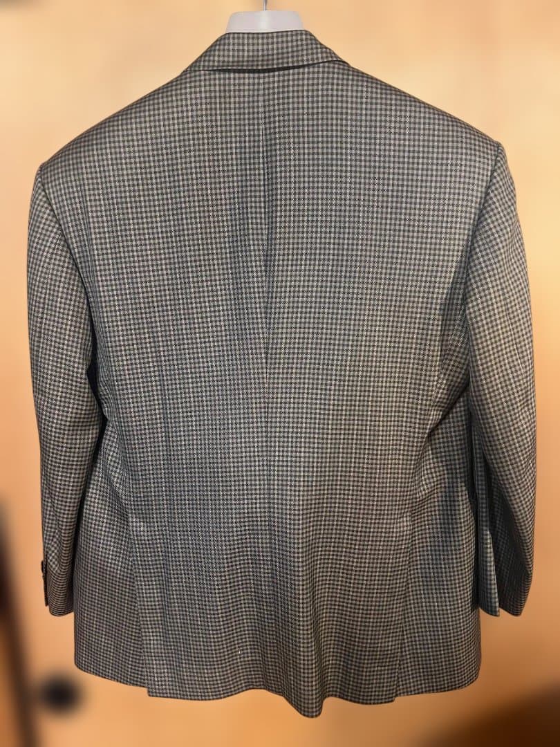 CELINE セリーヌ スーツ セットアップ ダブルブレスト メンズ チェック