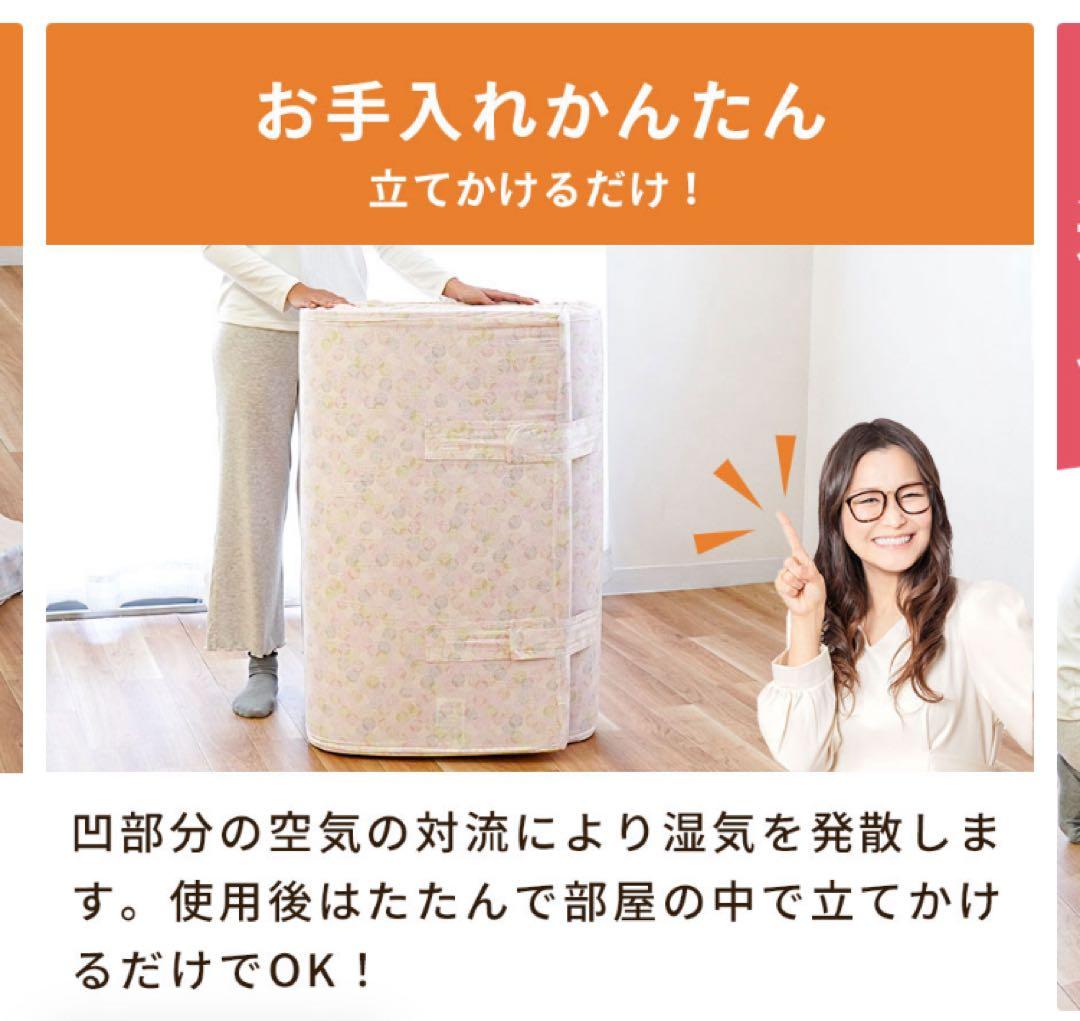 西川 ムアツ布団 点で支える シングル　即決価格