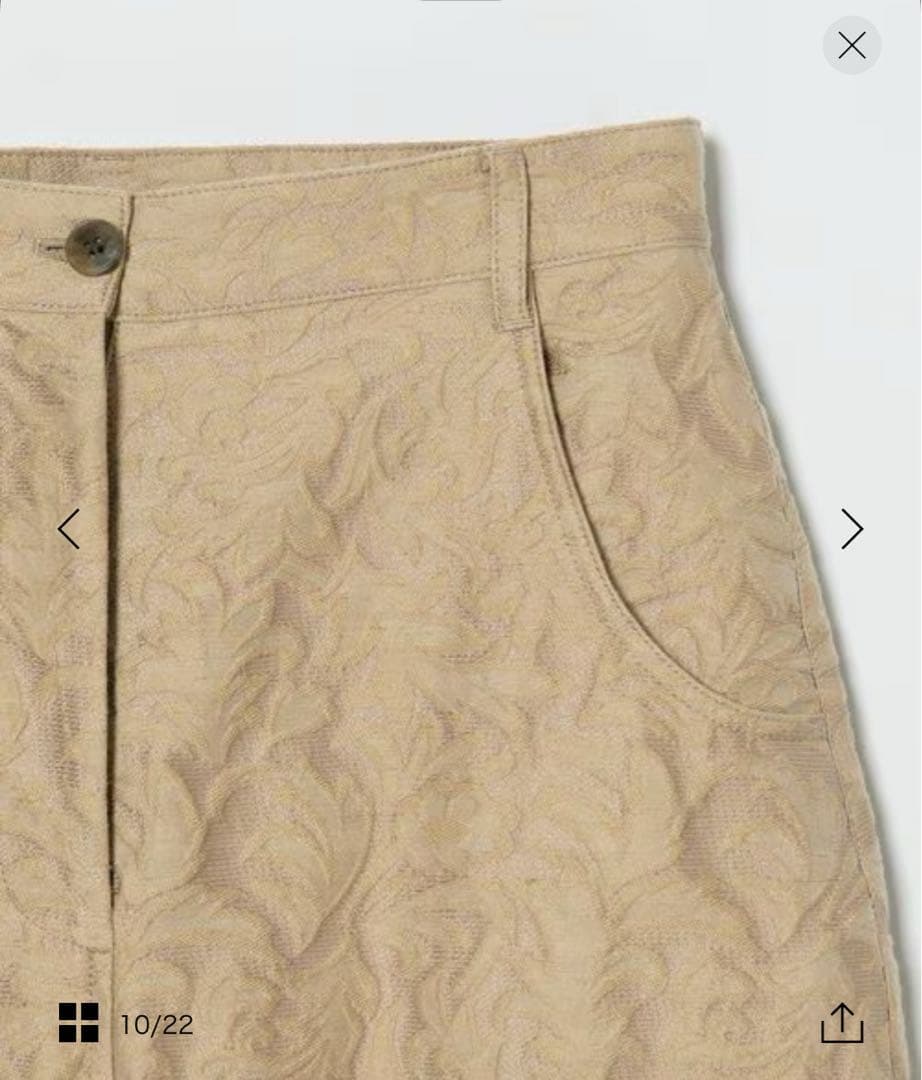 うにさま Conte ペイズリージャガードパンツ M38