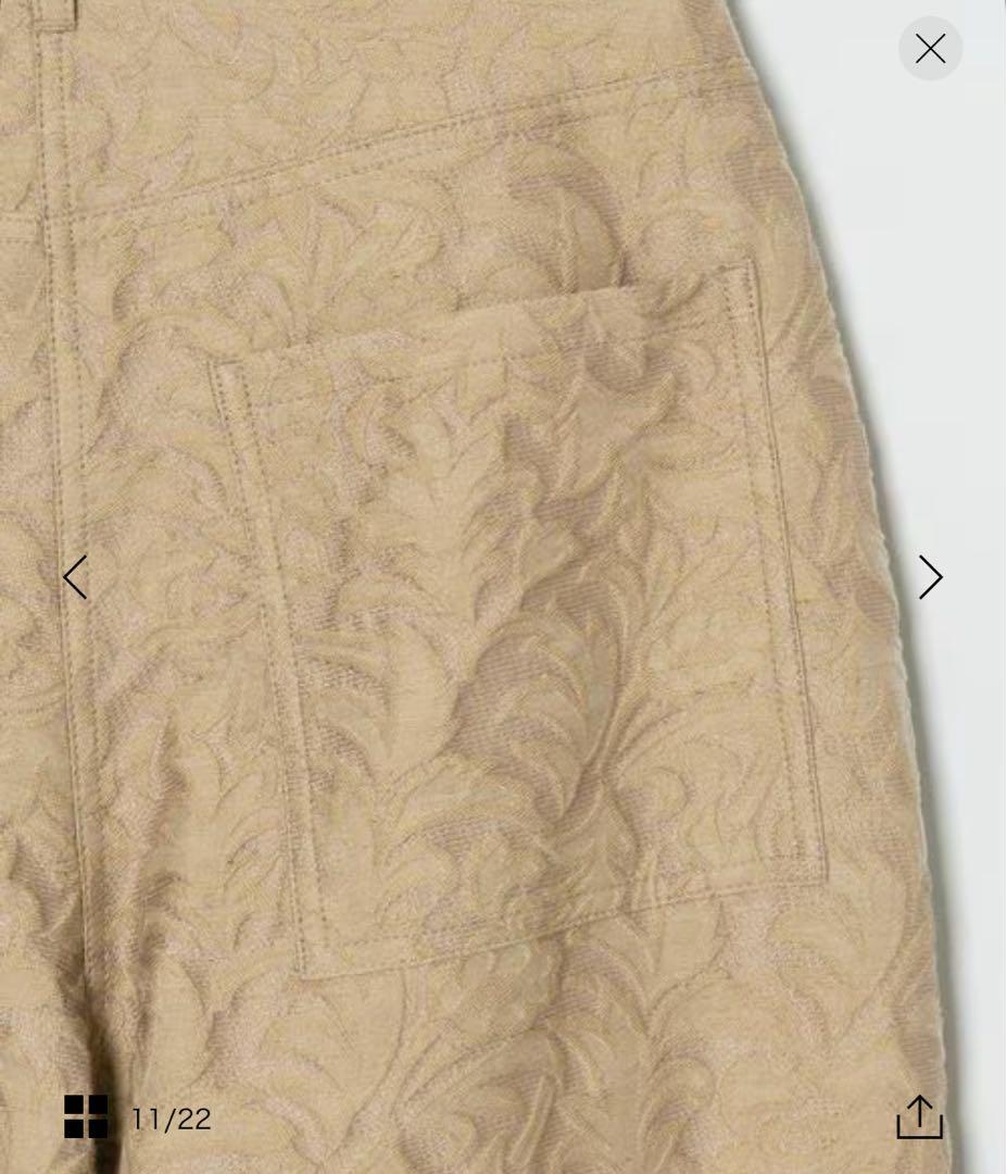 うにさま Conte ペイズリージャガードパンツ M38