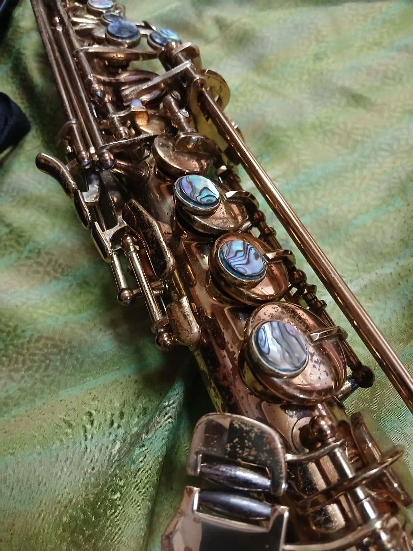 ソプラノサックス　MINELVA 音だしOK　完全ジャンク扱い品