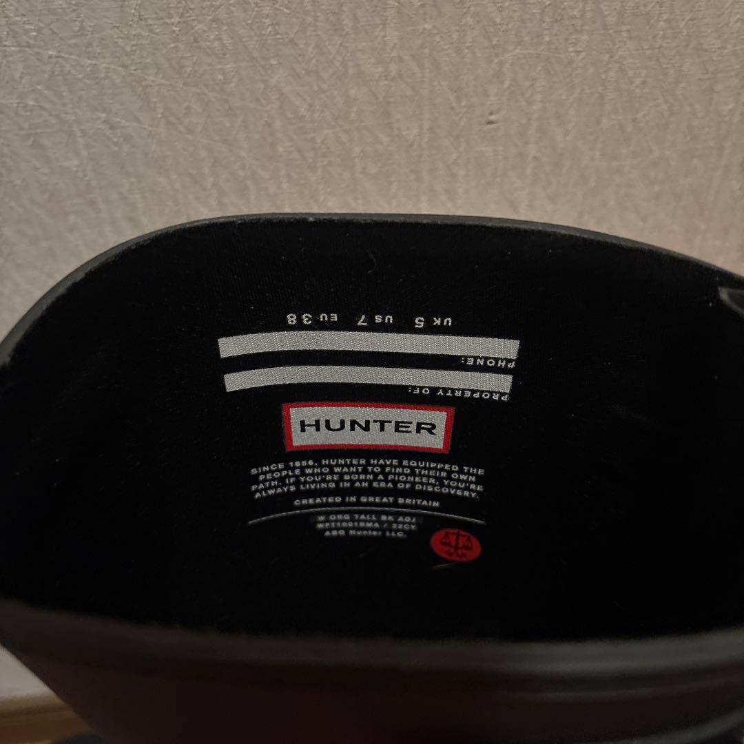 HUNTER ブラック レインブーツ新品未使用