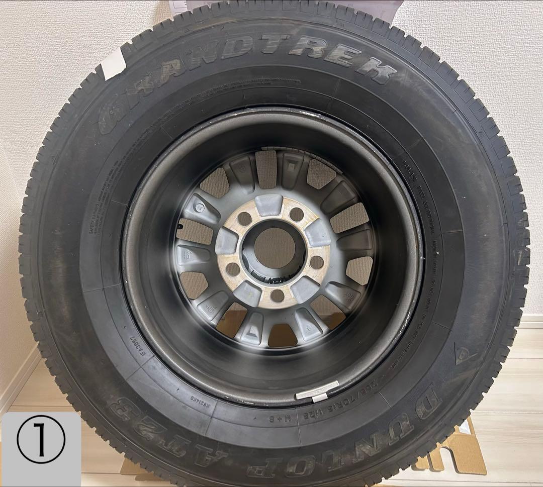 早い者勝ち【送料込み】ほぼ新車外し ランクル70純正ホイールタイヤ4本セット