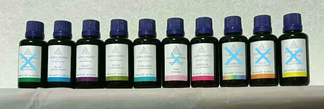 オーラソーマ　カラーエッセンス 5本セット 30ml(バラ売り可)