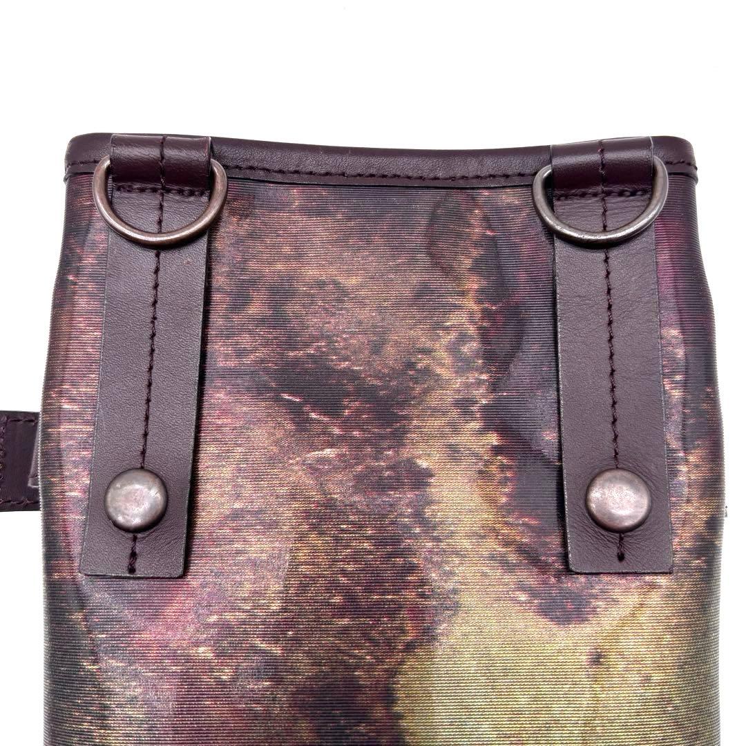 ✨極美品✨希少✨ジャンポールゴルチエ　Vサイバー　ショルダー　サコッシュ　玉虫色