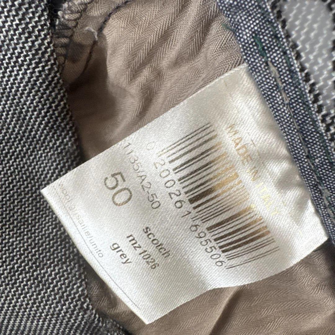 ベルウィッチBERWICH スコッチ　グレー スラックス 50