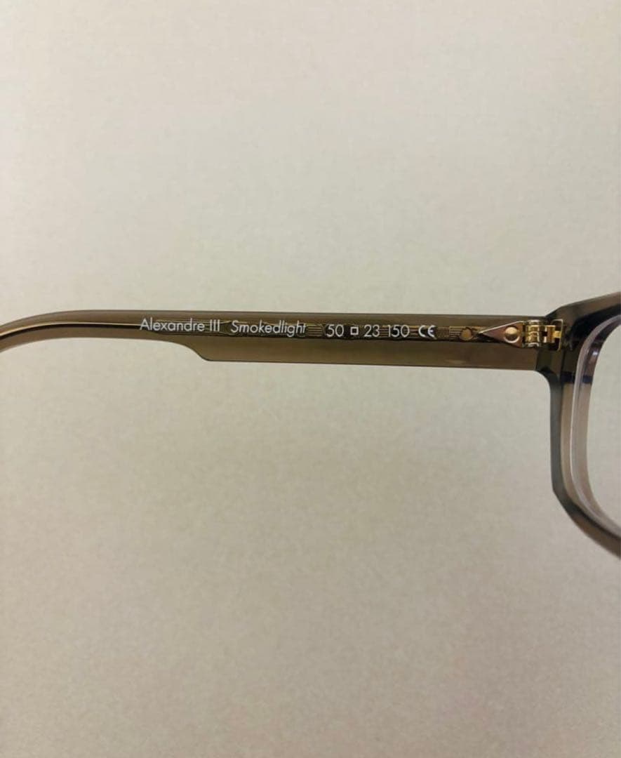 メガネ・老眼鏡 AHLEM Alexandre III Smokedlight