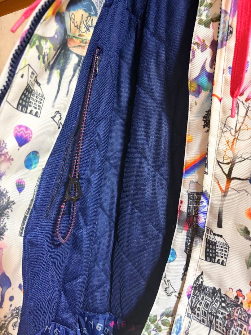 【ほぼ美品】ScoLar スノーボード ウェア 上下　セット スカラー M 総柄