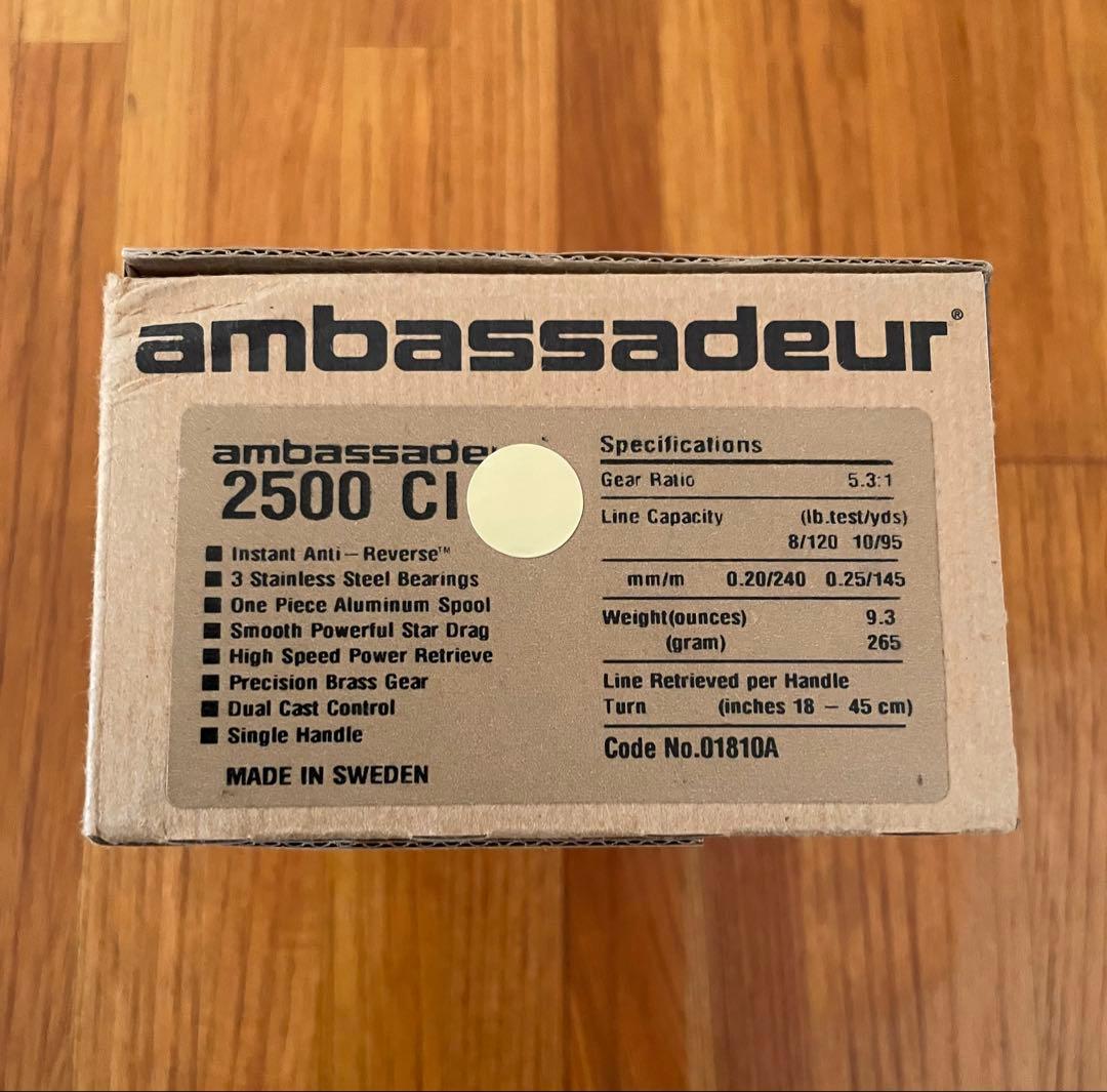 ABU ambassadeur 2500 CI ゴールド 新品・未使用品