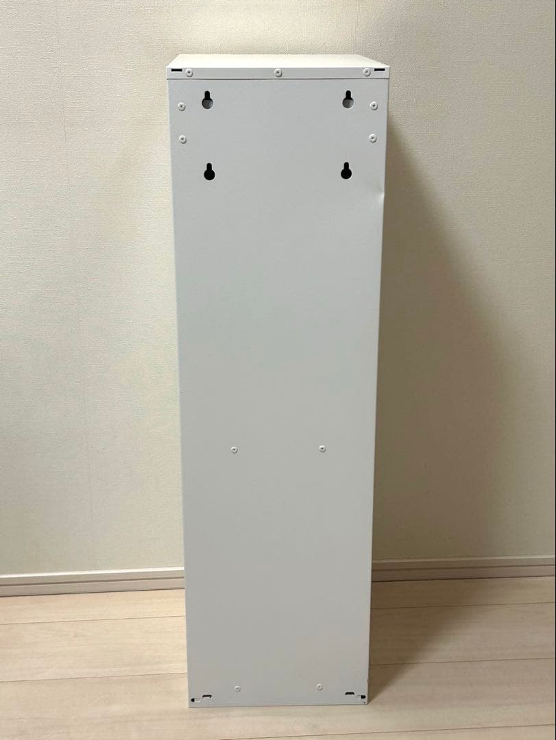 ASPLUND スリムリサイクルビン 分別ごみ箱 スチール 2段＋引出し