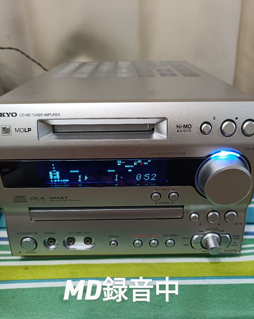 ONKYO FR-N7TX　CD,HiMD,FM/AM　整備済完動品　リモコン付
