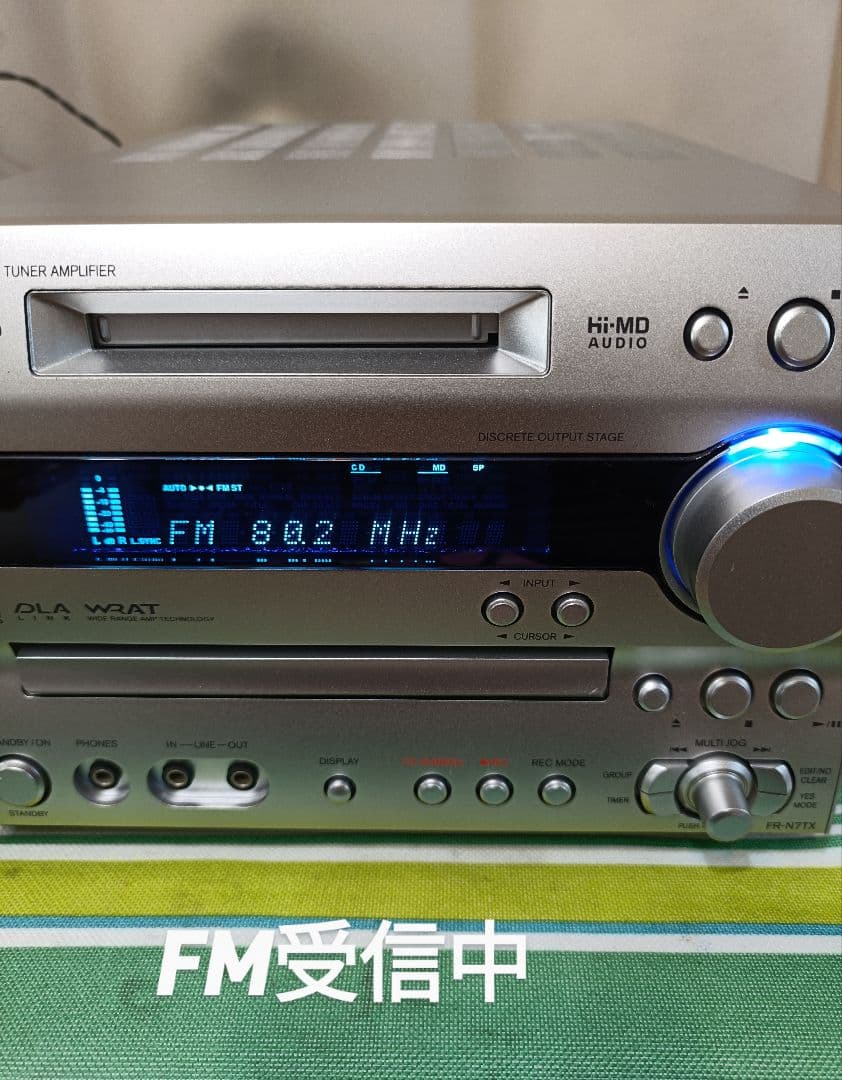 ONKYO FR-N7TX　CD,HiMD,FM/AM　整備済完動品　リモコン付