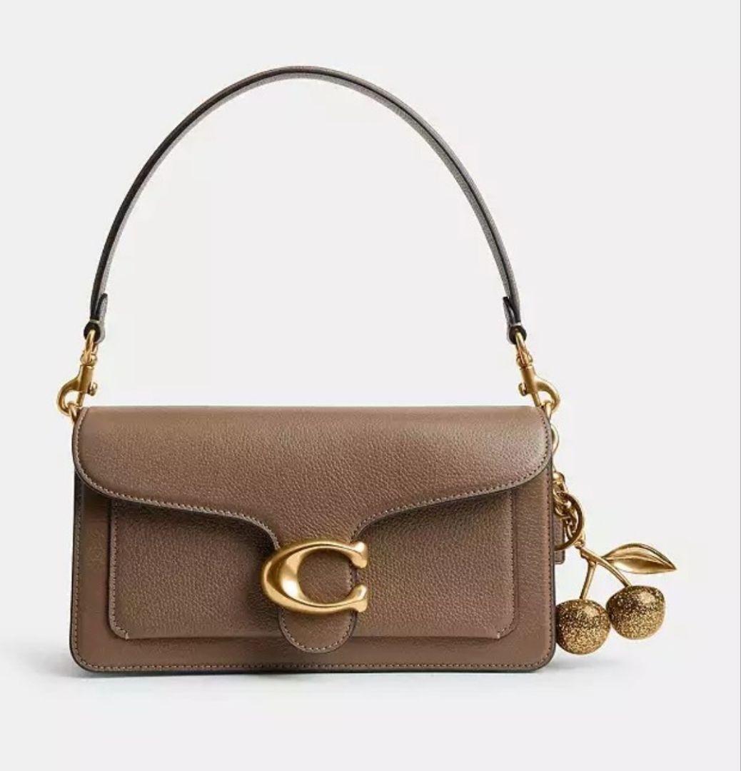 【新品未使用】COACH チェリー バッグ チャーム ゴールド