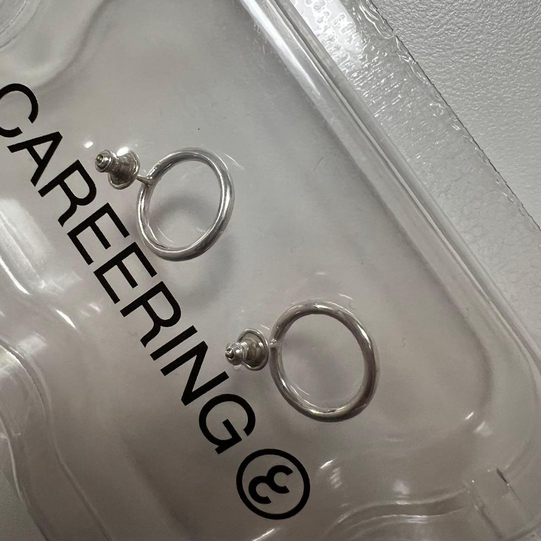 CAREERING キャリアリング　シルバー ピアス 2個セット