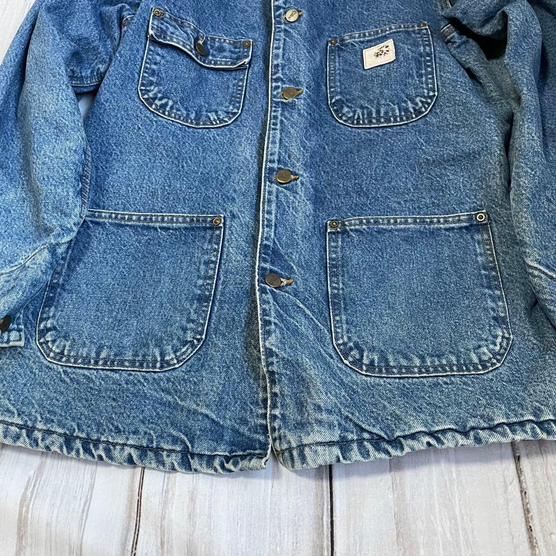 希少 USA製 カーハートデニム チョアコート カバーオール C59 DRT