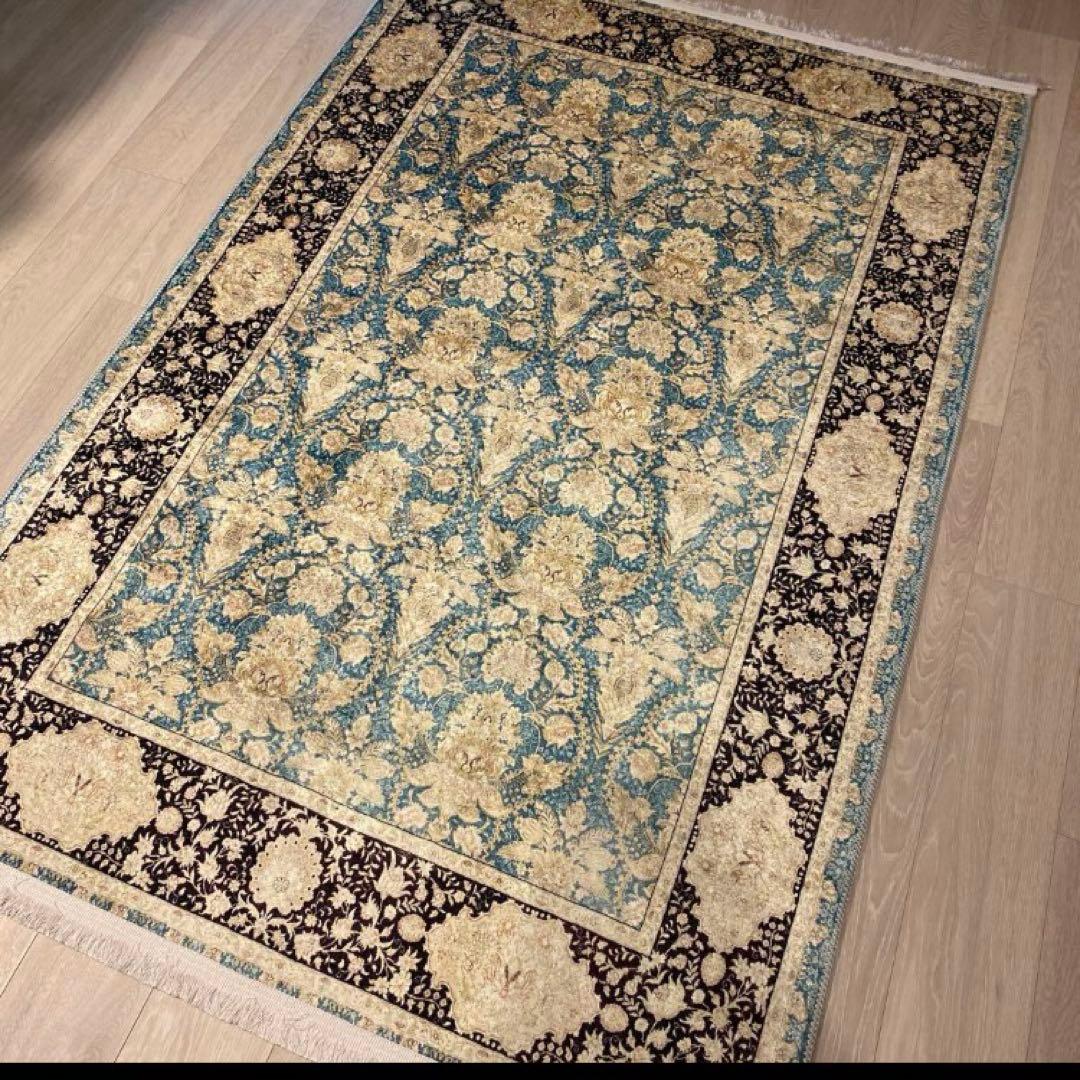 トルコのカーペット 120*180cm ラグ　洗える　アンティーク風