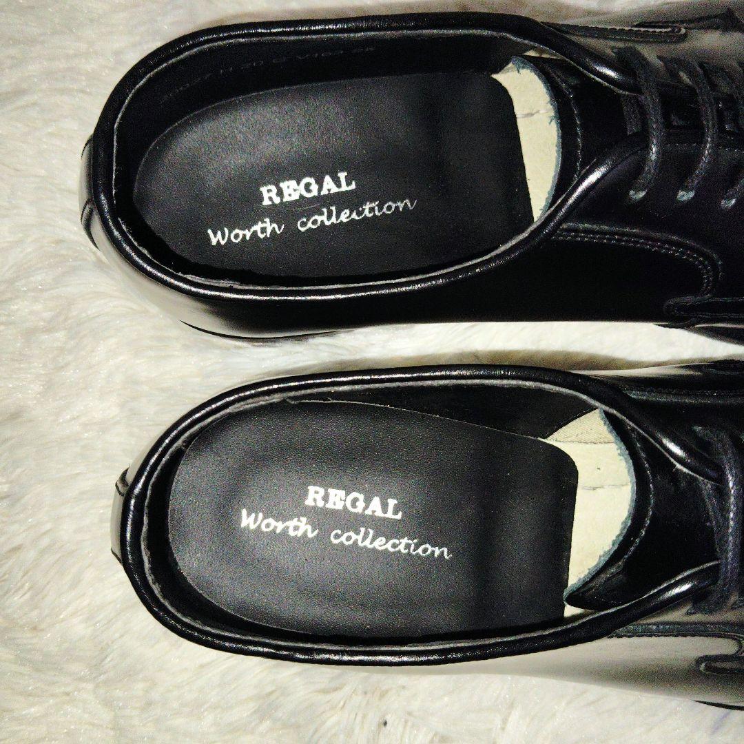 【美品】REGALリーガル　プレーントウ　冠婚葬祭　25