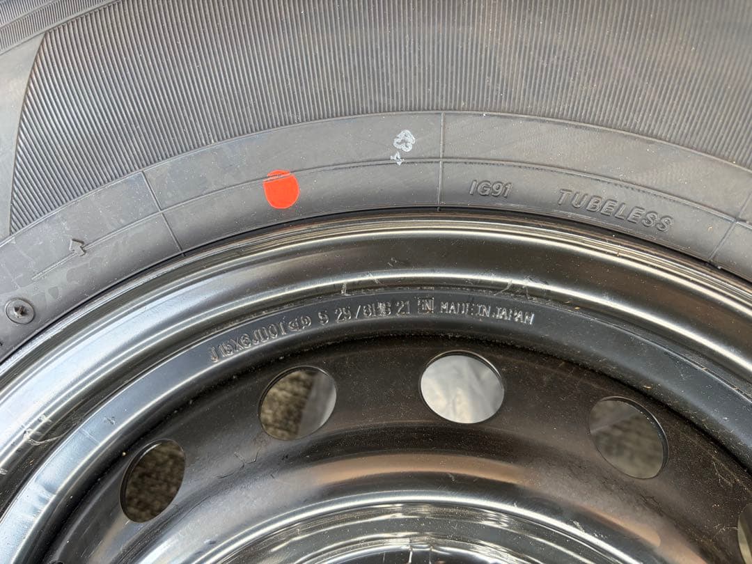 YOKOHAMA ice GUARD iG91 195/80R15 タイヤセット