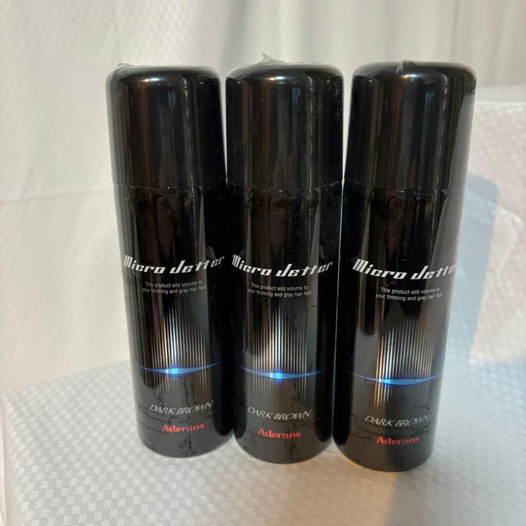 ☆新品・未使用☆アデランス マイクロジェッター ダークブラウン×3 おまけつき