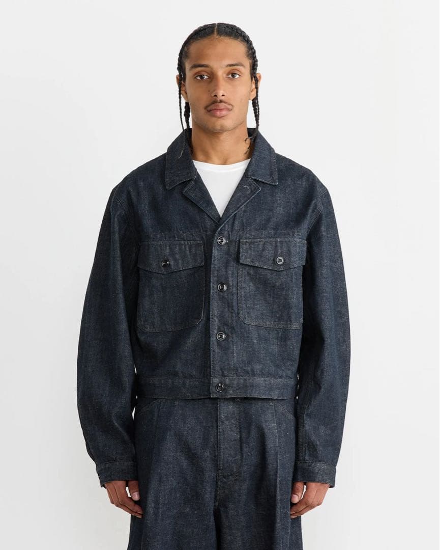 ジャケット・アウター lemaire trucker jacket denim indigo 48
