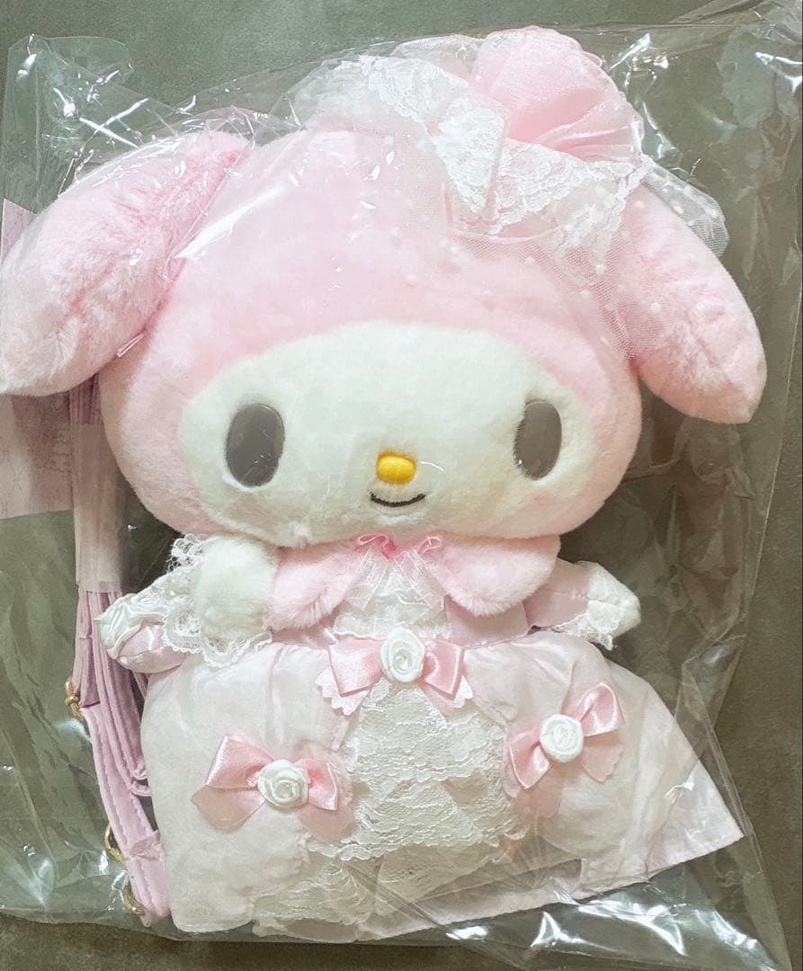 レディ マイメロディ デザイン ぬいぐるみ ショルダーバッグ マイメロ サンリオ