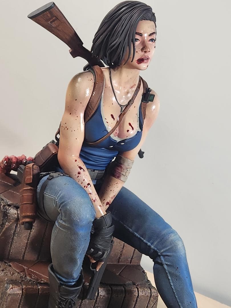 ジル・バレンタインガレージキット塗装済み完成品