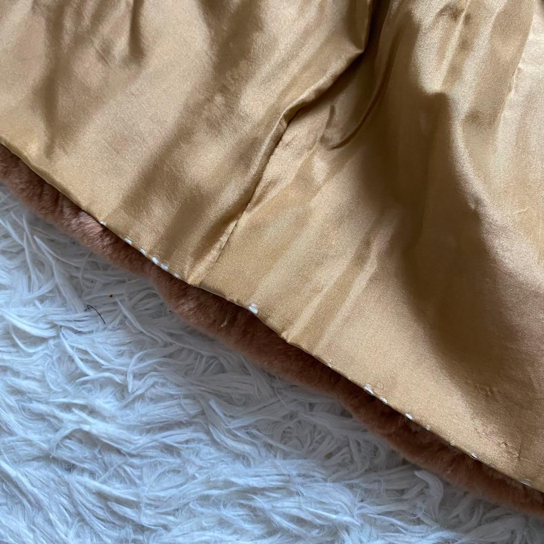 美品■フォクシー　ファーコート　リボン　ヴィンテージ　希少　大きいサイズ