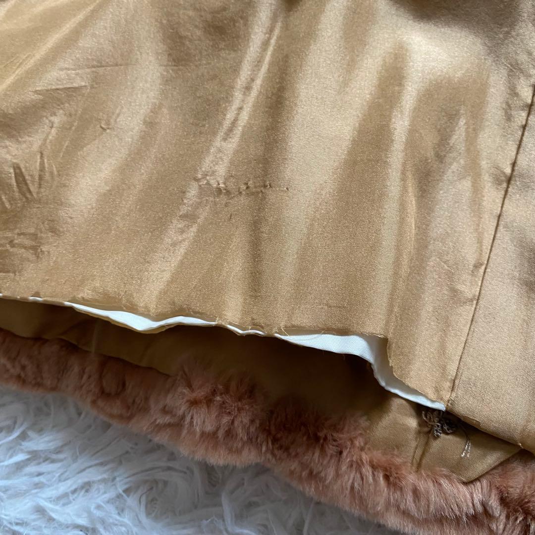 美品■フォクシー　ファーコート　リボン　ヴィンテージ　希少　大きいサイズ