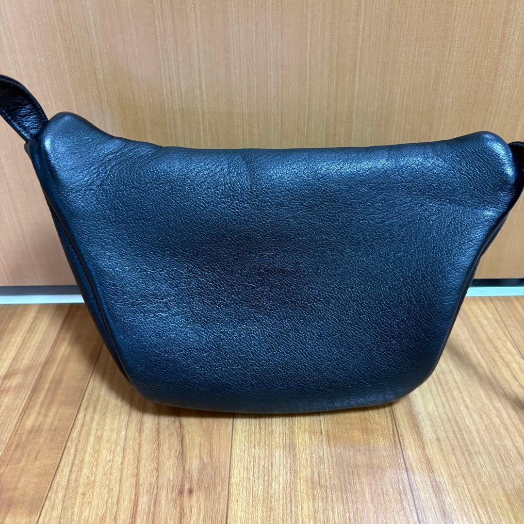バッグ Aeta DEER LEATHER WAIST POUCH S Black