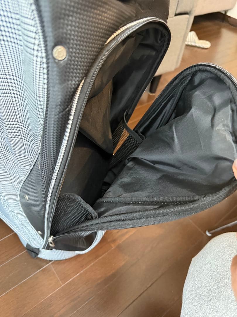 XXIO チェック柄 メンズ　ゴルフバッグ