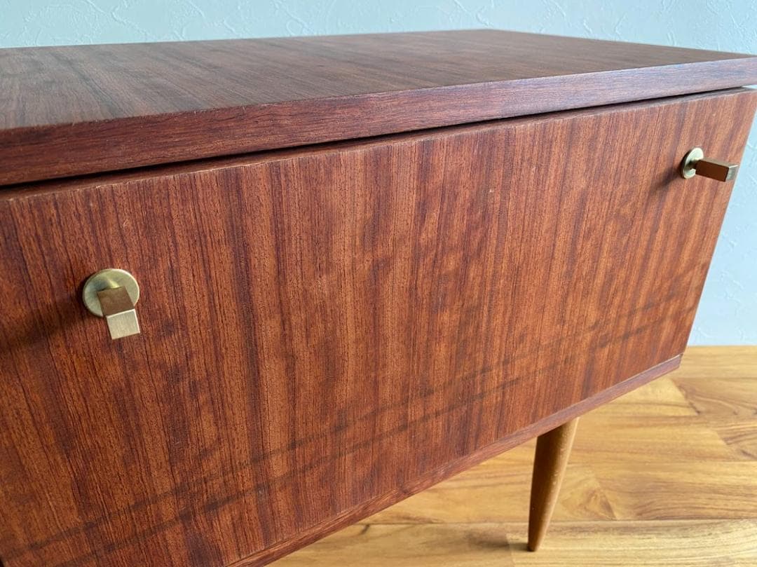 1960~70s ヴィンテージ 小型ナイトテーブル チェスト キャビネット