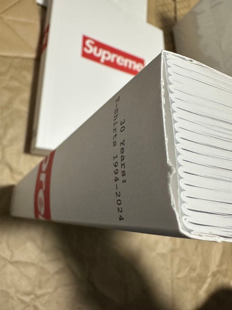 アート・デザイン・音楽 supreme 30 years t-shirts 1994-2024 book