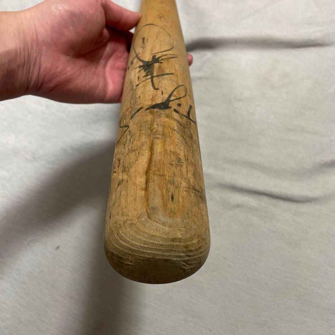 阪神タイガース #24 桧山進次郎 直筆サイン入りバット 実使用 MIZUNO製