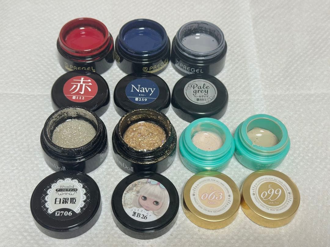 【まとめ売り・バラ売り】ネイル用品 カラージェル