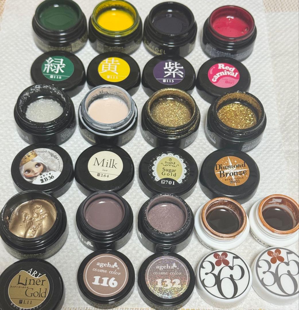 【まとめ売り・バラ売り】ネイル用品 カラージェル