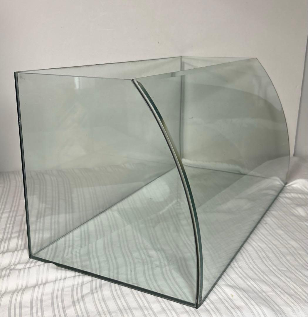ガラス水槽 アクアシステム キュームガーデン ★曲面デザイン 熱帯魚用 透明