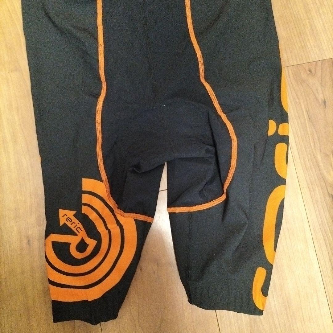 新品 メンズL レリック RERIC トライアスロン レーススーツ 黒 オレンジ