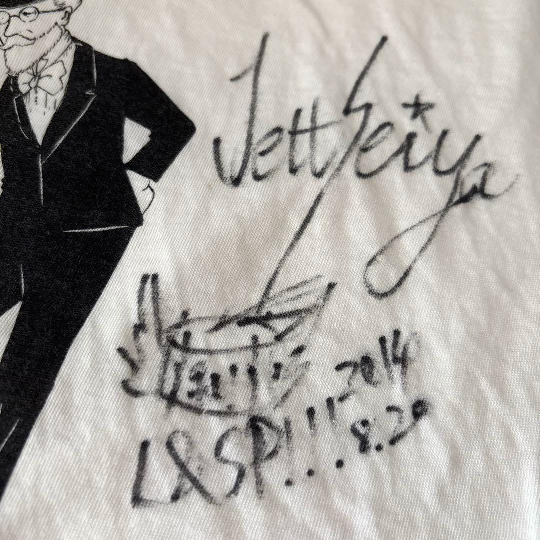 【go!go!vanillas】旧メンバー含むメンバー4人直筆サイン入りTシャツ