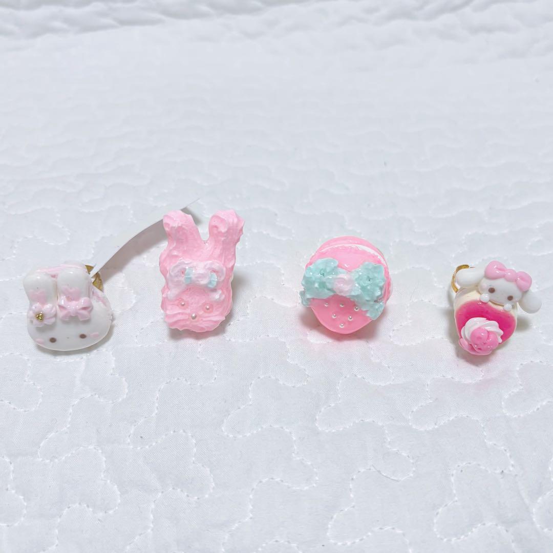 【8点セット売り】ピンク ハンドメイド アクセサリー ロリィタ 量産型 ガーリー