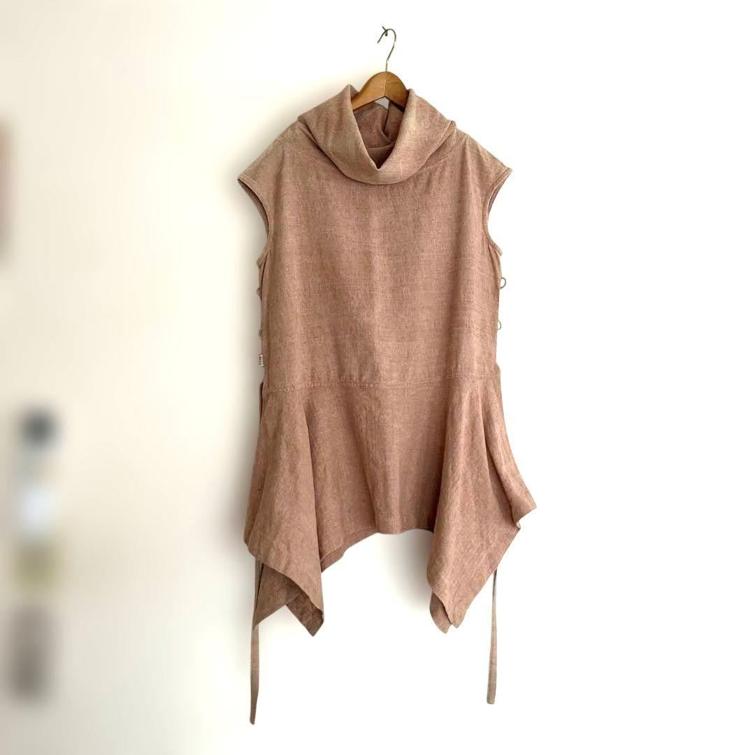 うさとの服 麻綿 エンジェルチュニック 草木染め usaato ウサト